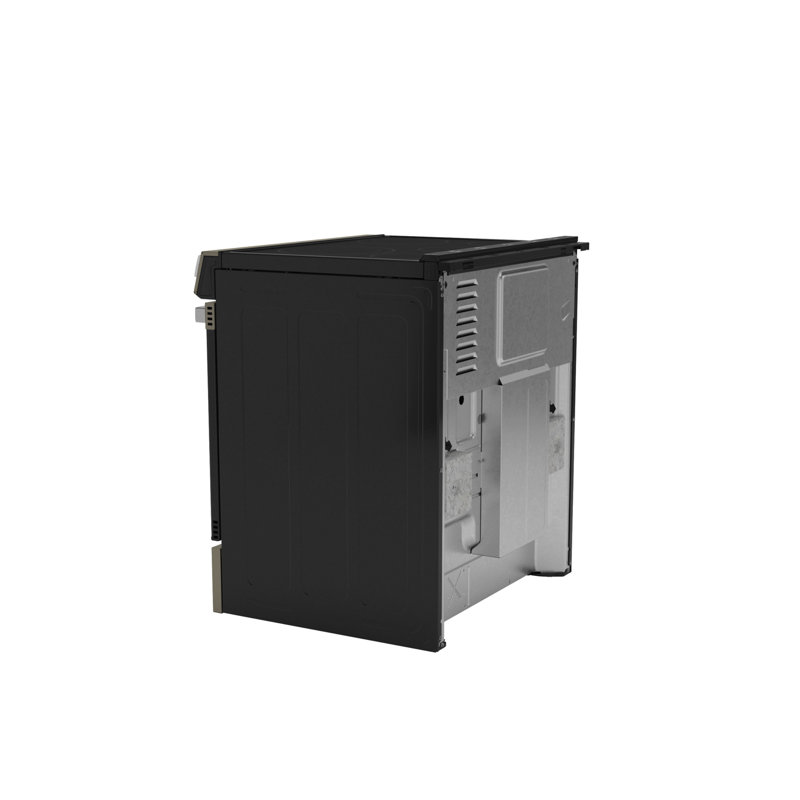 GE 30" Slide-In Electric Convection Range, Slate