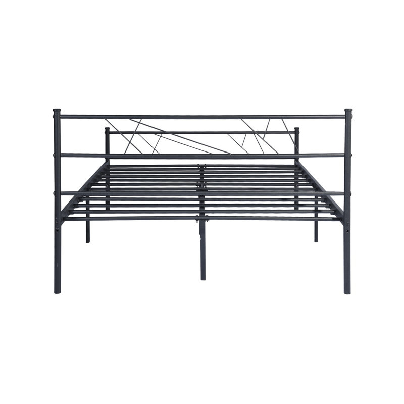 Alanis Metal Bed, Black, 135 x 190cm