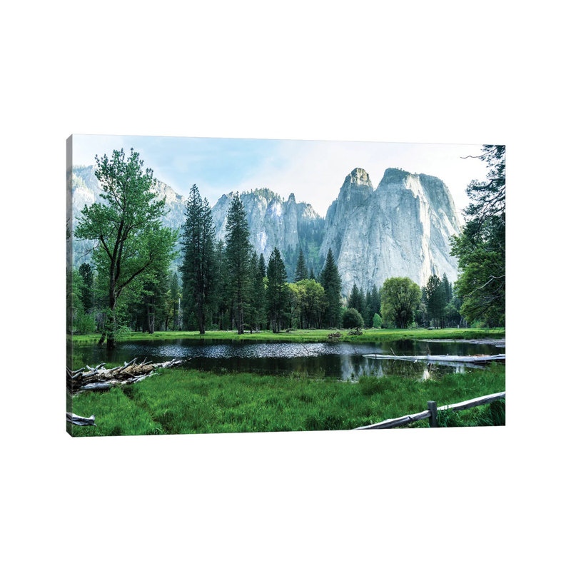 Cathedral Rocks by Heather Roberson - Wrapped Canvas Print, 20.32 cm H x 30.48 cm W