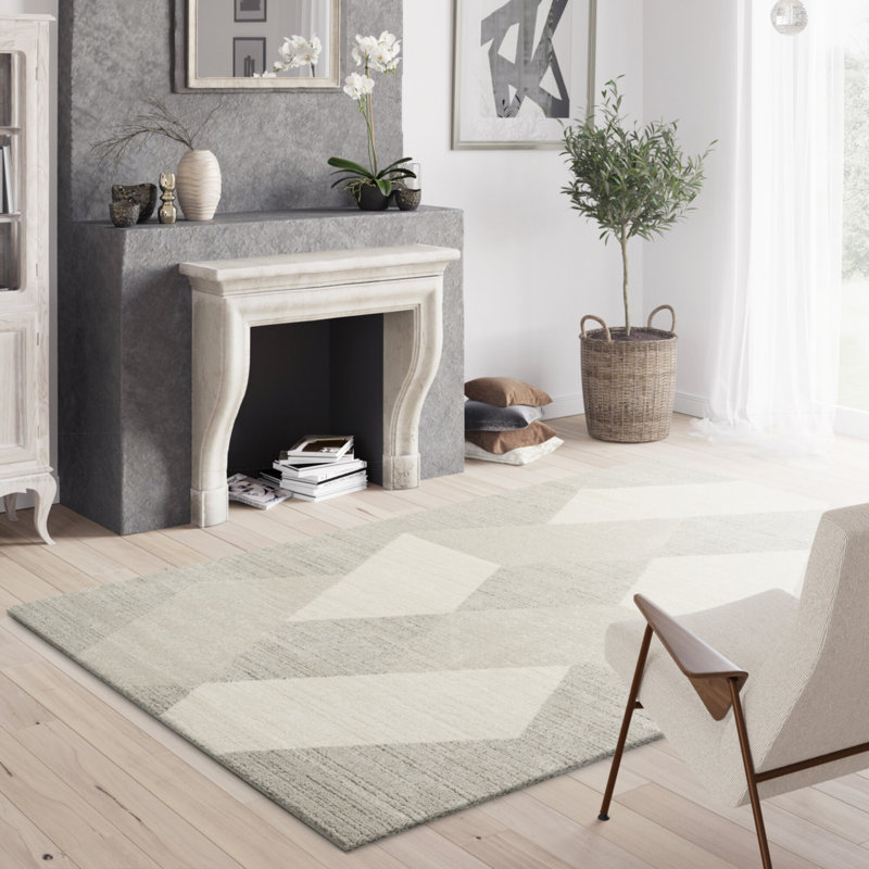 Bassam Geometric Area Rug, Rectangle 160 x 230cm