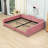 Upholstered Daybed with Cloud-Shaped Backrest-2005980390-2005980380