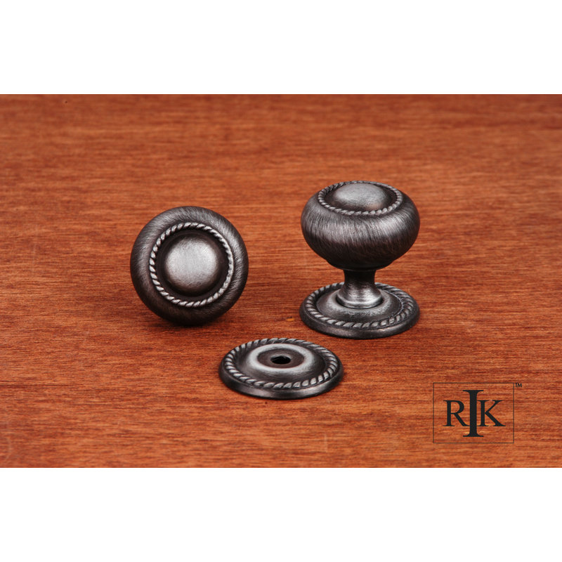 CK Series Mushroom Knob, Distressed Nickel, Small