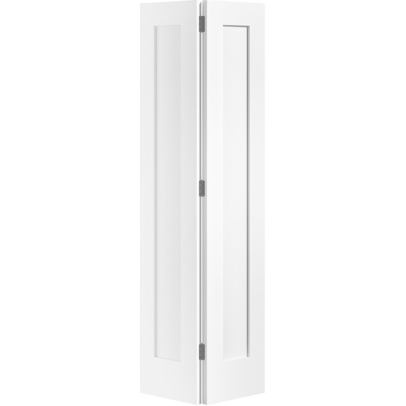 Pattern 10 Bi-fold Primed White Doors 686 x 1981, 762mm x 1981mm
