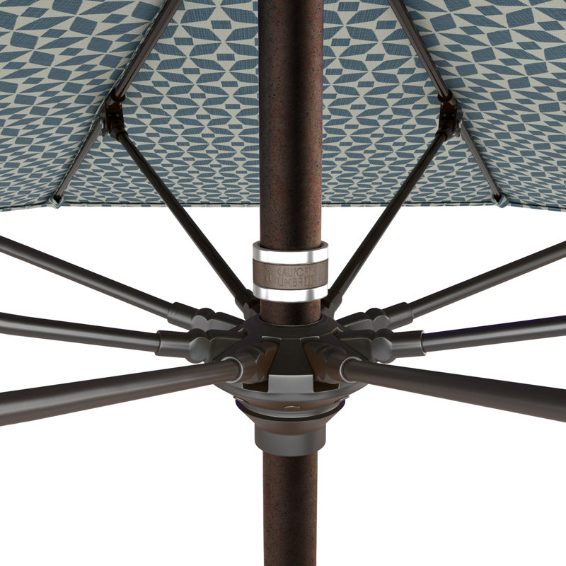 Parasol de marché 9 pi Santana Praneeth, Chapiteau turquoise - Pacifica Premium