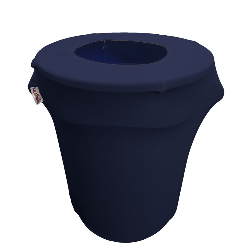 Housse pour poubelle extensible en élasthanne, Bleu marine