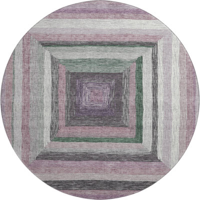 Premium Machine Washable Millbrook AMF1957 Geometric Rug