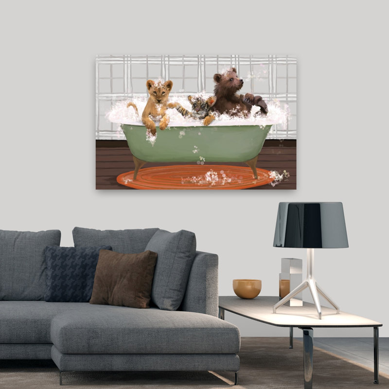 Lions, tigres et ours Oh My Whimsical, H 32 po x l 48 po