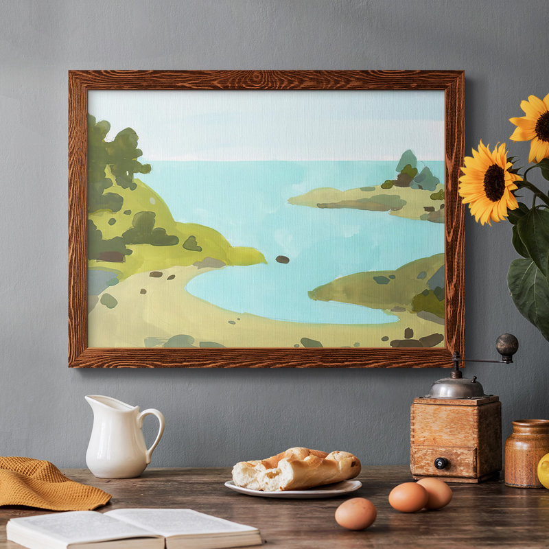 Coastal Inlet IV - reproduction sur toile, Érable, H 26 po x l 38 po x P 1,5 po