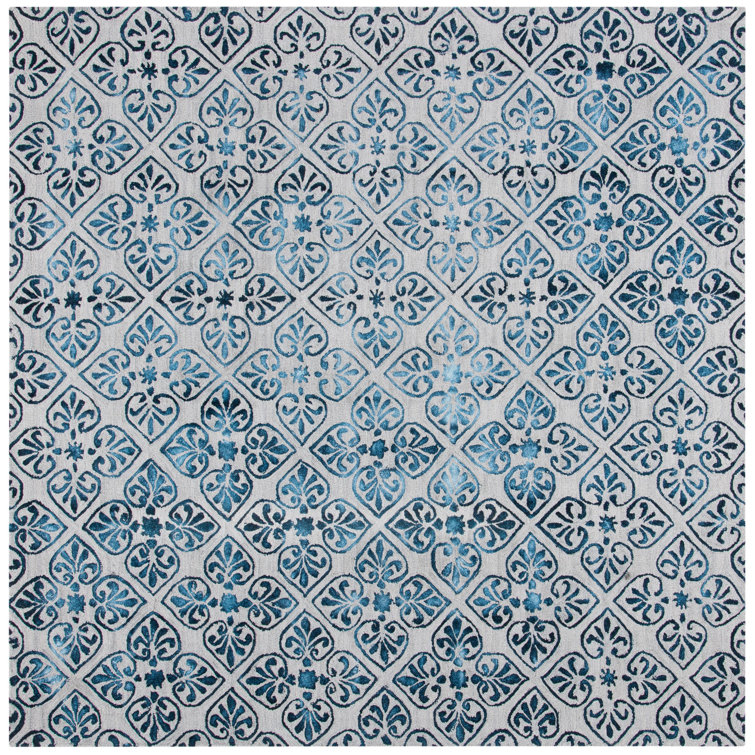 Oakton Hand Tufted Wool Floral Rug