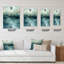 Horloge murale Misty Lake Serenity-1130713989