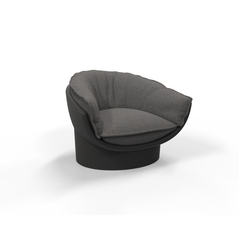 Luna Lounge Chair, Anthracite