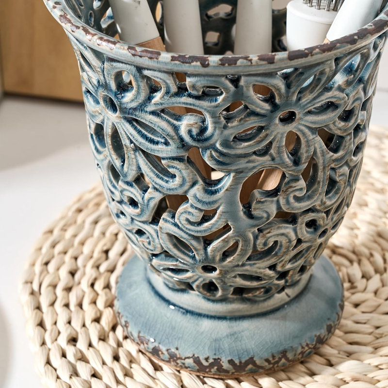 Kitchen Countertop Utensil Rack