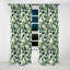 Motif tropical de plantes vertes - Rideau floral - Rideau occultant floral - 1 panneau-107556199