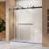 69-72" W x 76" H Double Sliding Frameless Shower Door with 5/16 in. Tempered Glass