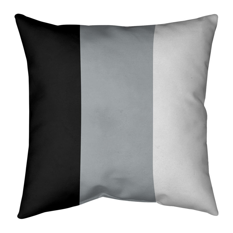 Coussin décoratif, Bourre en polyester, 18 po x 18 po, Argenté