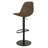 Safeta Swivel Upholstered Adjustable Height Counter Stool-2012125270
