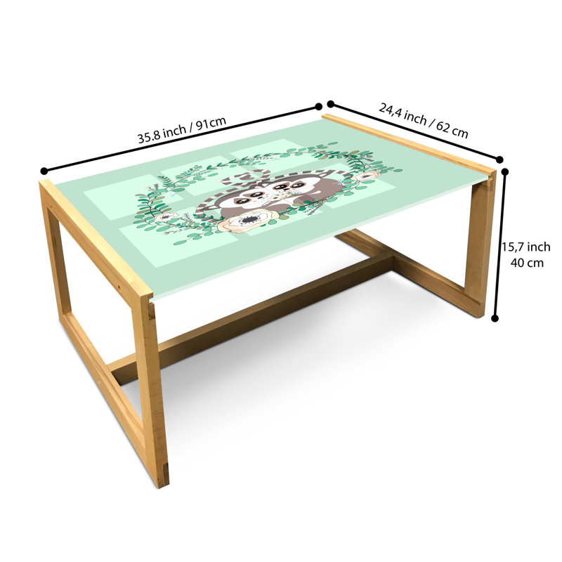 Jahyden Sled Coffee Table, 90cm H x 62cm W x 40cm D