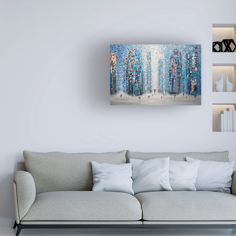 Œuvre sur toile, Ekaterina Ermilkina, H 12 po x l 19 po