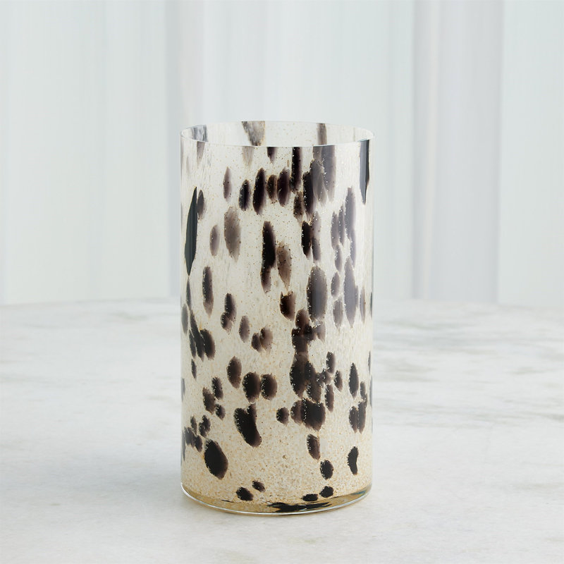 Calico Vase-Sm, 12.5" H x 5.75" W x 5.75" D