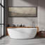 «Stormy Skies», toile de fond nuageuse abstraite dans des tons de beige et de gris-115175309-115175310