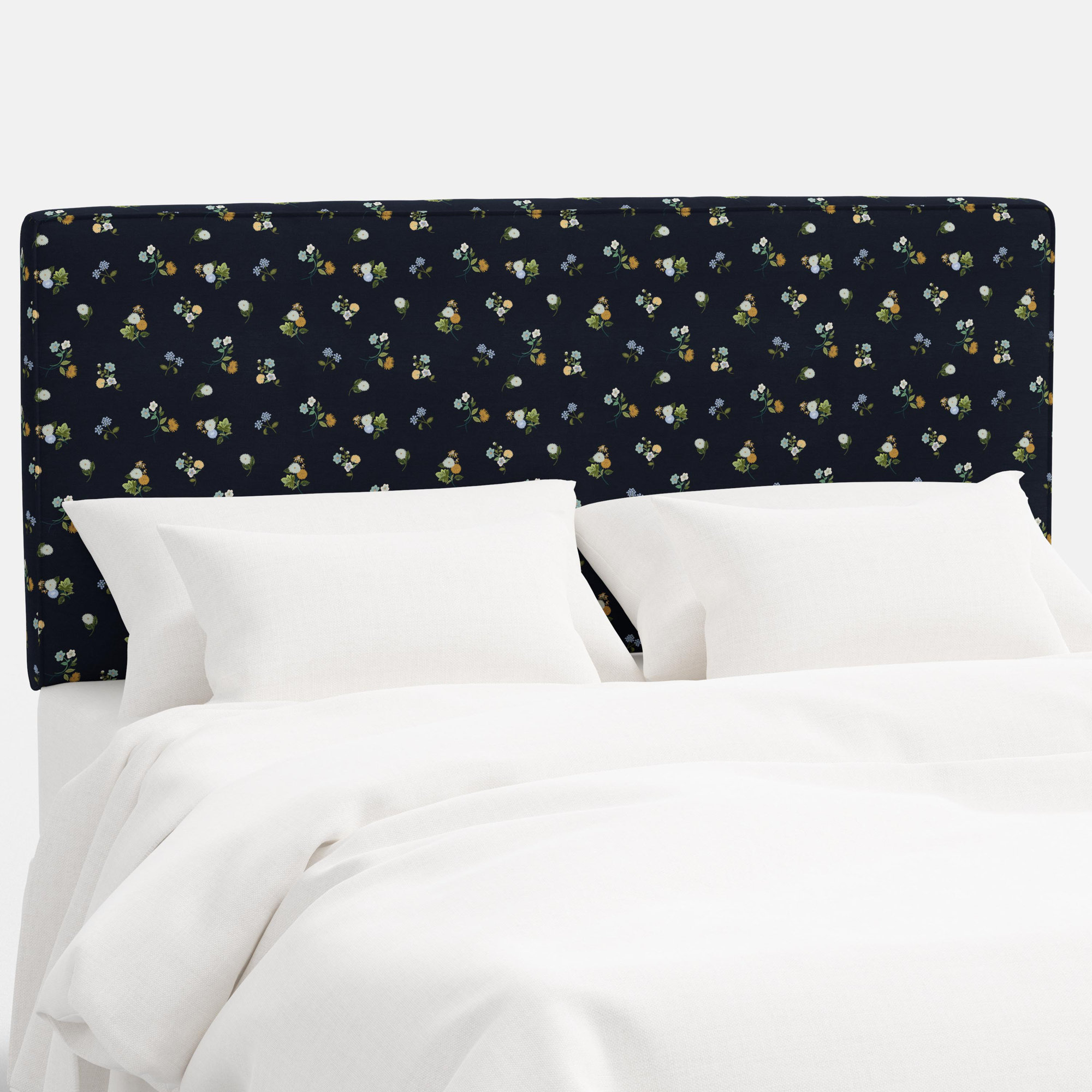 Elly Headboard, Queen, Navy