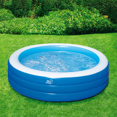 Piscine gonflable en plastique 1,83 pi x 7,5 pi Blue Wave Products