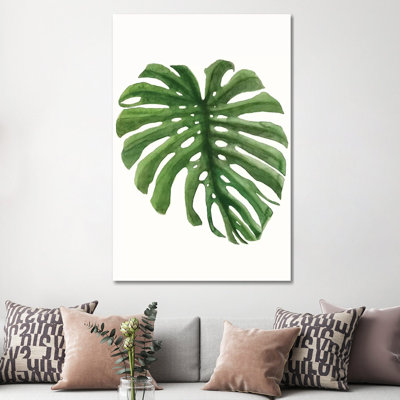 Tropical Breeze Leaves I by Naomi McCavitt - Wrapped Canvas Painting