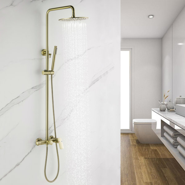 Homein Luxury Complete Shower System With Rough-In Valve | Perigold