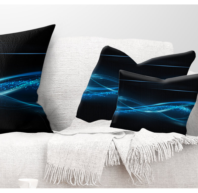Geometric Reversible Throw Pillow
