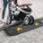 Upgraded Rubber Threshold Ramp, 1" Rise Wheelchair Ramp Doorway, Natural Curb Ramp Rated 33069 lbs Load Capacity, Non-Slip Textured Surface Rubber Curb Ramp for Wheelchair and Scooter-88769185