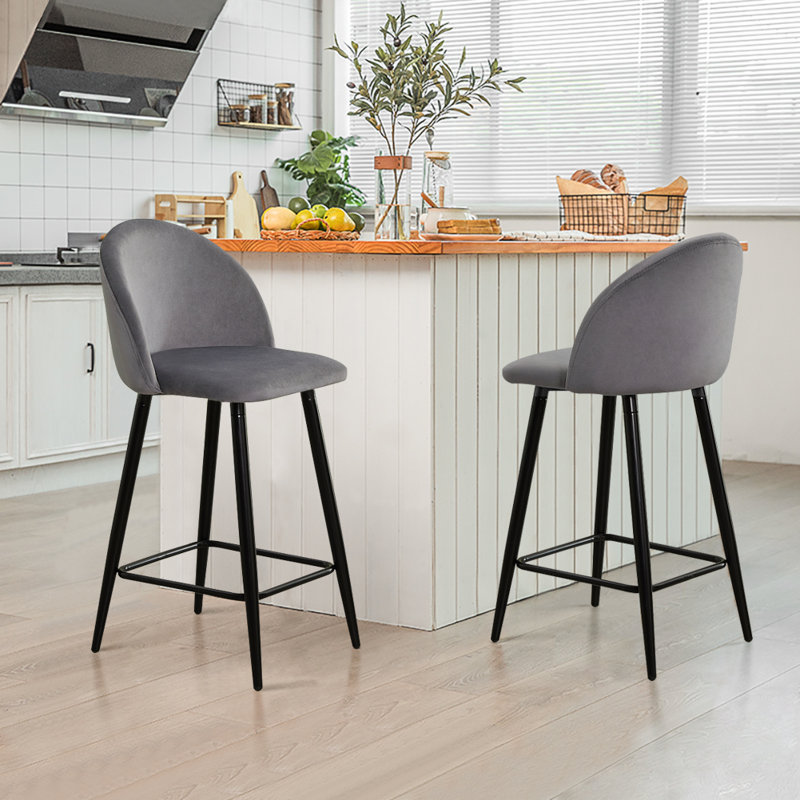 Woodworth Counter Stool, Grey