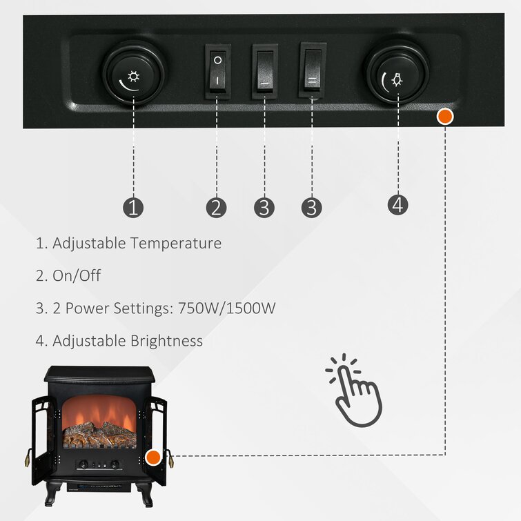 Canora Grey Aviel 23.62'' W Electric Stove