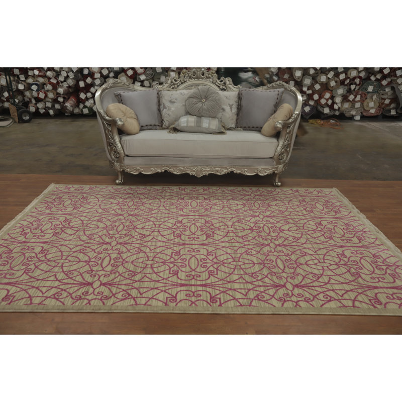 Tapis géométrique de style Gabbeh 6 x 9