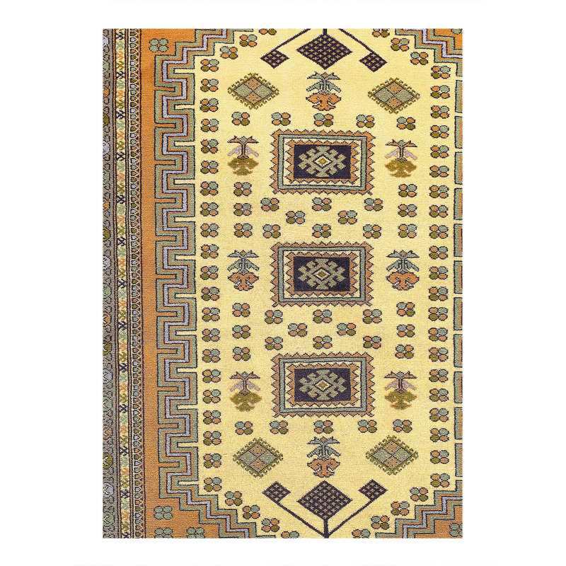 Jakylia Oriental Area Rug in Ivory