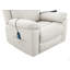 Fauteuil inclinable électrique en microfibre poli Chriki avec levage et chauffage et massage