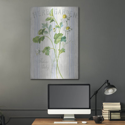 Winston Porter «Floursack Herbs 2» par Danhui Nai, art mural en métal