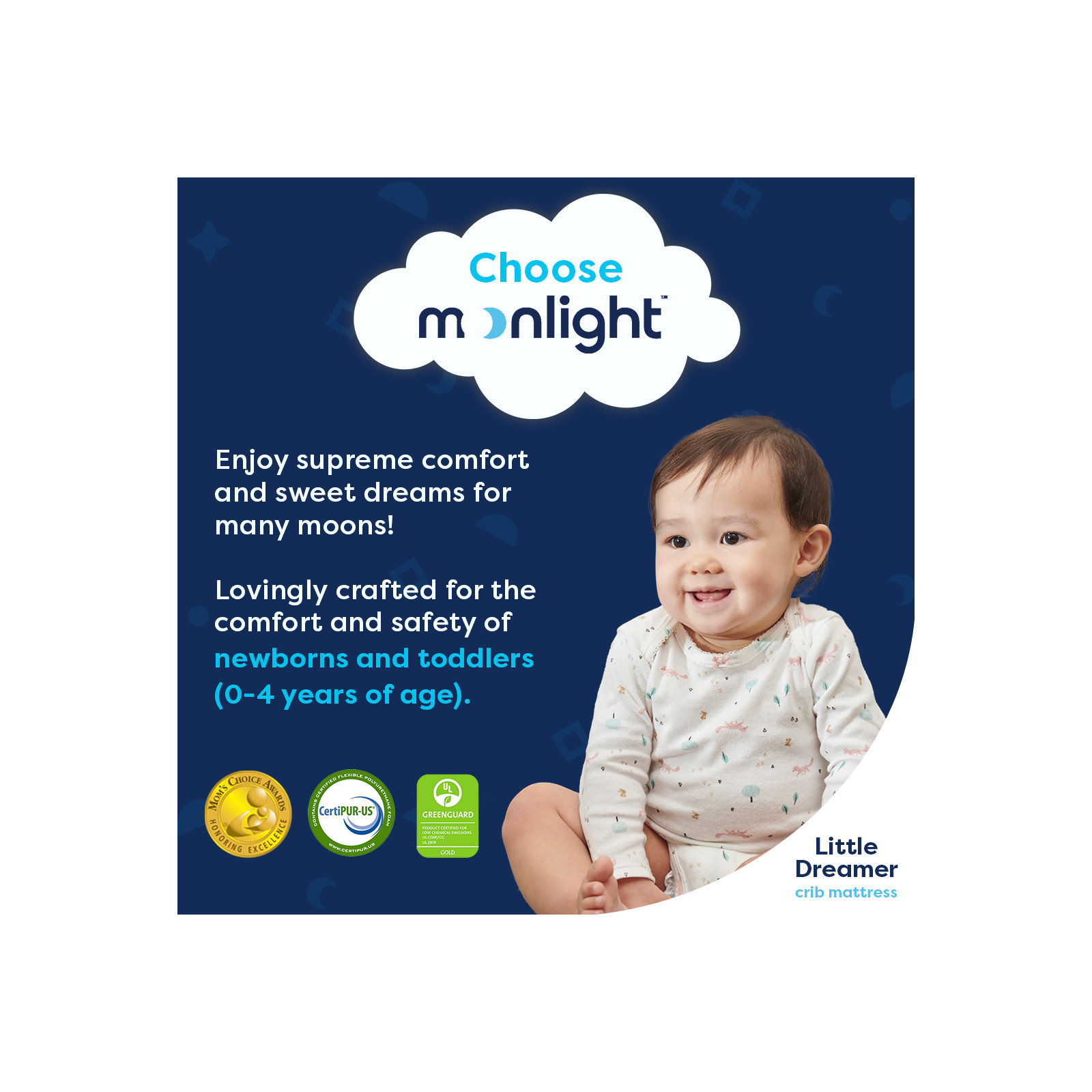 Little Dreamer Dual Sided Crib Mattress