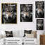 Portrait de loup gris et blanc I Portrait de loup gris et blanc I - animaux, art mural salon-347923565-347923563