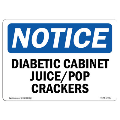 Signe Diabetic Cabinet Juice Pop Crackers