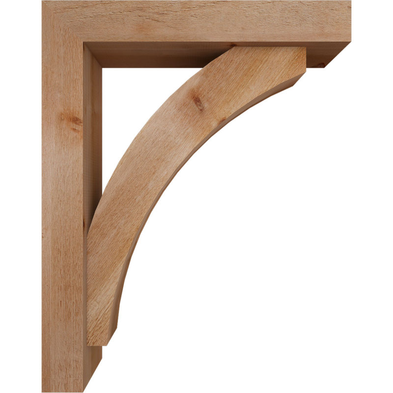 Support de bloc Thorton avec entretoise décalée, 38 x 30, Cèdre rouge occidental de l 6 po (scié brut)
