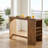 63 Inch Counter Height Dining Table with Storage