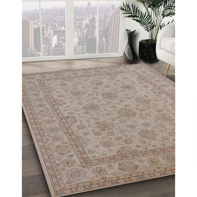 Tapis oriental beige Marchmain, Rectangle 8 pi x 10 pi