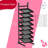 Nail Polish Organizer - 8 Tier Tilting Nail Polish Bottle Metal Shelving, Extra Large Capacity for Essential Oil Storage Suitable for Nail Salon Beauty Salon Retail Store Black