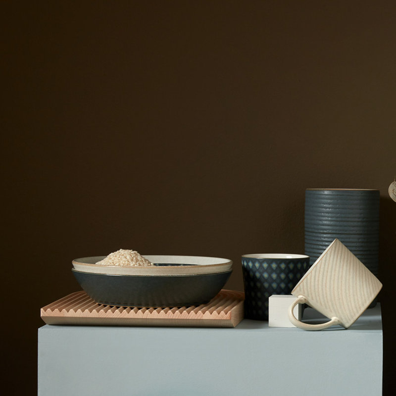 Denby Impression Pasta Bowls, Charcoal