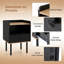 41cm W Manufactured Wood Bedside Table