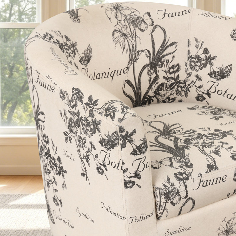 Fauteuil d'appoint moderne et élégant de 65 cm de large, rembourré et doux, pour salon, Beige