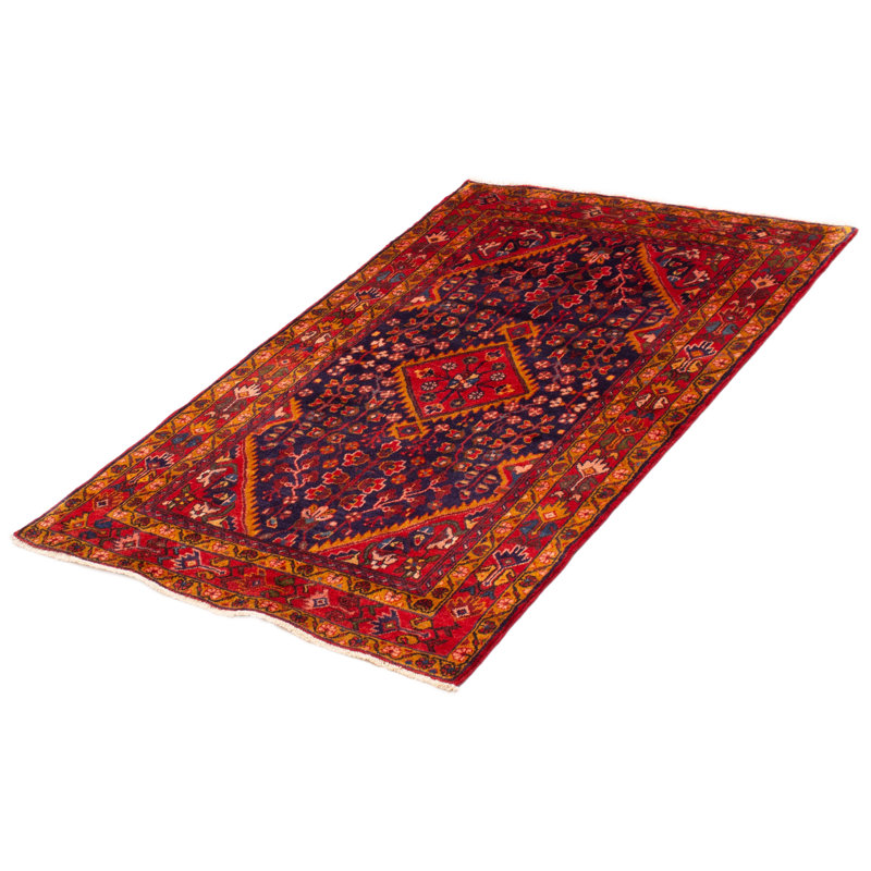 Tapis bleu marine Andelz 4 pi 3 po x 7 pi 1 po