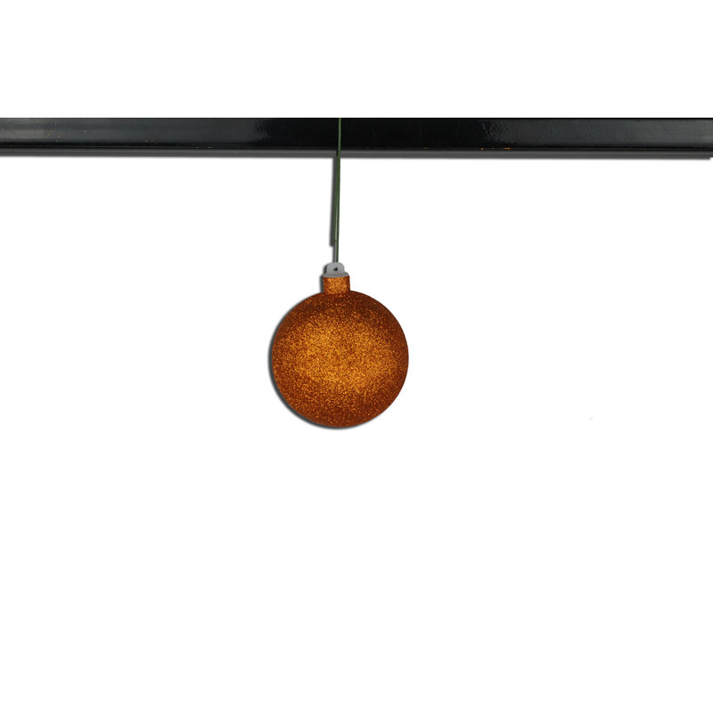 Ornement boule solide, Orange