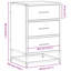 40cm W Metal Bedside Table-1167384355
