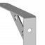 Borough Wharf Shelf Brackets 4 Pcs 15X2.5X11.5 Cm Silver Stainless Steel-1214008727-1214008729
